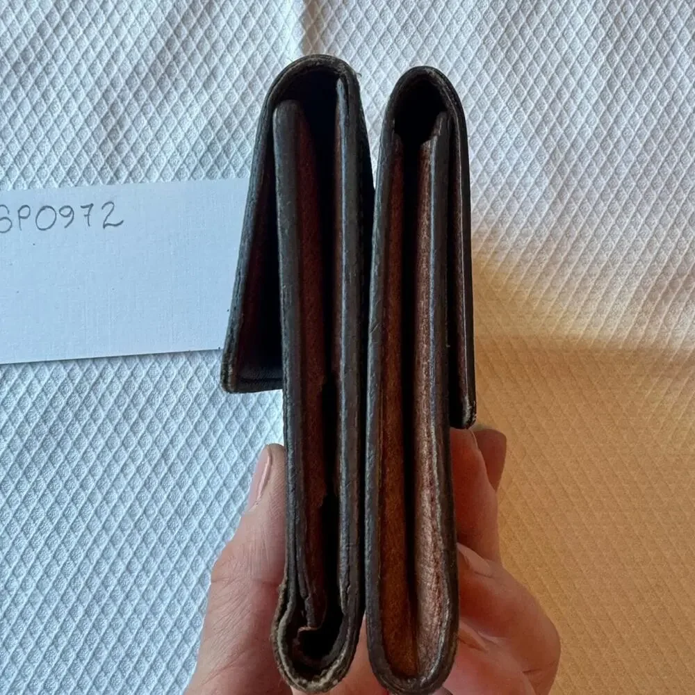 LV double snap Elise wallet billfold vintage monogram
